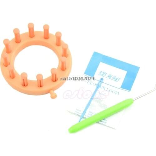 Loom Set Knitter Knitting Flower Loom Kit Make EMBELLISHMENTS For Hat Scarves