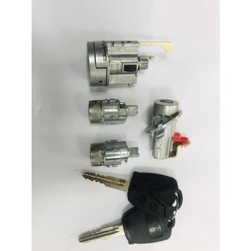 PROTON WAJA KEY LOCK SET WITH IGNITION BARREL & DOOR LOCK & LID LOCK with 2 KEYS