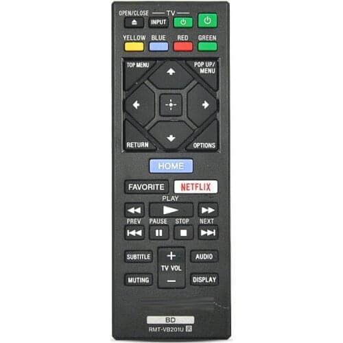New Remote control RMT-VB100U for Sony Blu-ray DVD Player BDP-BX120 BDP-BX320 BDP-BX520 BDP-BX620 BDP-S1200 D BDP-S6200