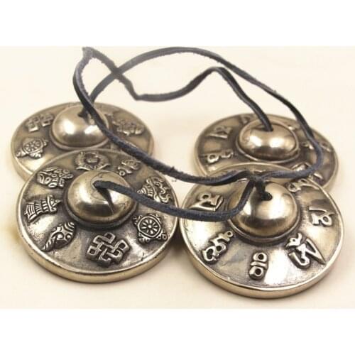 Wholesale Religious Multiplier Genuine Nepal Imported Handmade Copper Rattle Bells Ringing Bells Buddhist Supplies