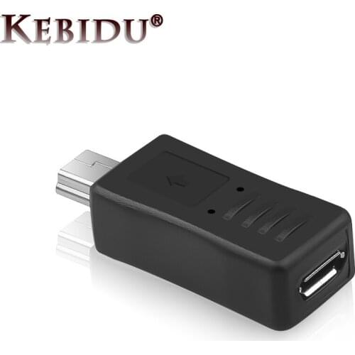New Micro USB Female To Mini USB Male Converter Adapter Connector Phone Charging Data Transfer For PC MP3 Phone Cables