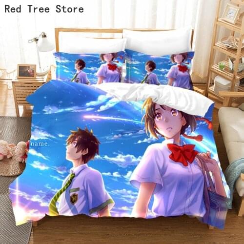 Cartoon Among Us Bedding Set for Kids Game Character Duvet Cover Twin King Size 3D Quilt Black White Bed Set Boys Bedroom Decor