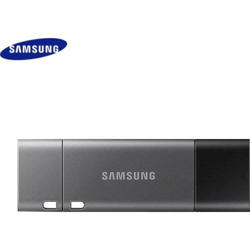 Samsung 256GB Metal USB 3.1 128GB Flash Drive 32GB Type C 64GB Memory Stick DUO Plus Pendrive For Smartphone Tablet Computer