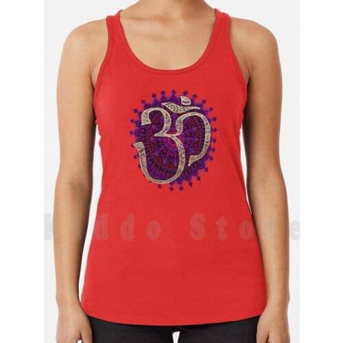 Om tank tops vest sleeveless Om Aum Spiritual Spirituality Divinity God Mandala Annelie Solis