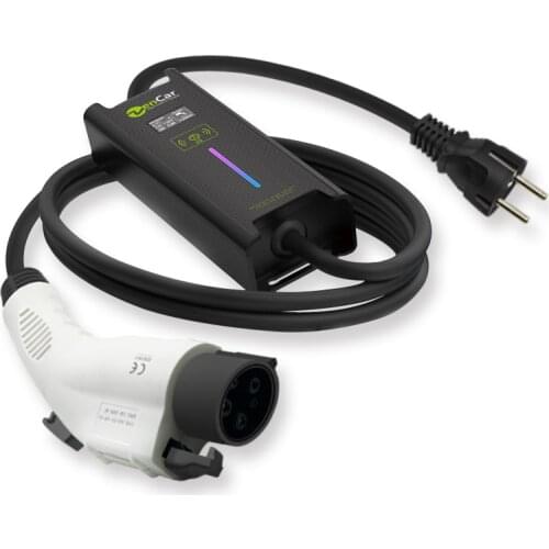 16A adjustable EVSE J1772 electric vehicle charger portable ev charger leaf Charger Schuko