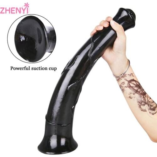 2021 44CM Oversized Huge Animal Dildo Huge Horse Penis Women G-spot Flesh Super Long Dildo Anal Toys Men Dick Big Sex Toys Shop