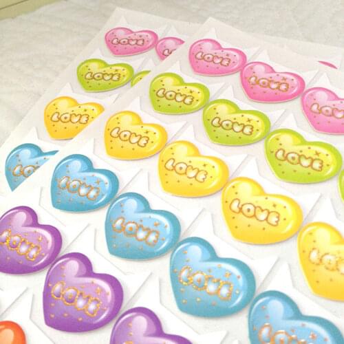 24 pcs/lot DIY Love Laser gold foil Corner Paper Stickers for Photo Albums fitting Handwork Frame Decoration Scrapbooking