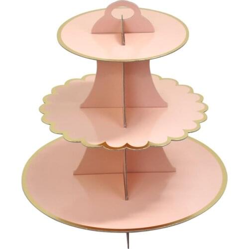 3 Layers Cake Stand Afternoon Tea Wedding Plates Party Tableware New Bakeware Cake Shop Cake Decorating Tools