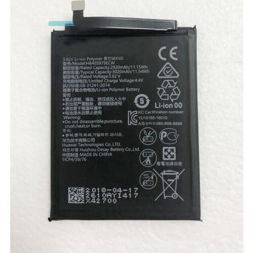 Original 3020mAh HB405979ECW Battery For Huawei Nova CAZ-AL10 TL00 CAN L01 CAN-L02 L12 Enjoy 6S Honor 6C Y5 2017 p9 lite mini