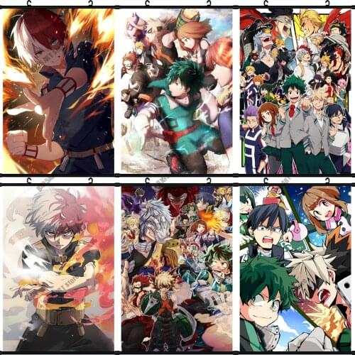 Anime Wall Art Canvas Painting My Hero Academia Posters and Prints Nordic Room Decor Pictures for Living Kids Home Decoration
