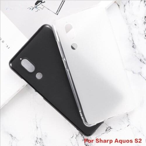 For Sharp Aquos S2 Case Anti-knock Soft TPU Case For Sharp Aquos C10 Anti Skid Silicone Protection Back Cover Capa