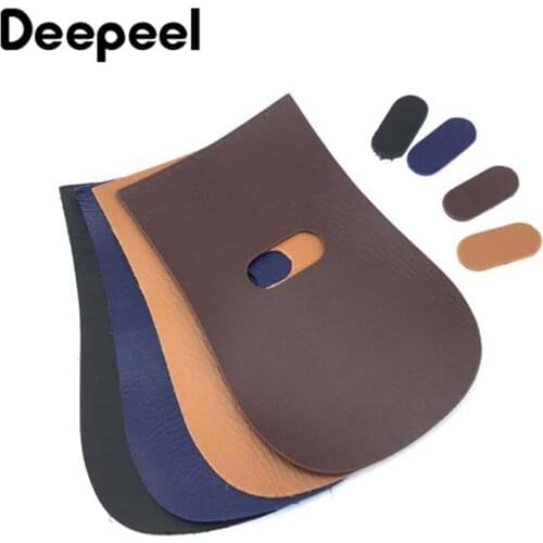 Deepeel 15*23.5cm 2/4pcs Bag Flip Cover PU Leather Handmade Parts Women DIY Purse Handbag Replacement Sewing Crafts Accessories