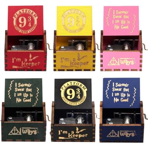 Hot Hand Crank Wooden Music Box,My Heart Will Go on,You Are My Sunshine Theme Music Box Birthday Gifts, Christmas Gift