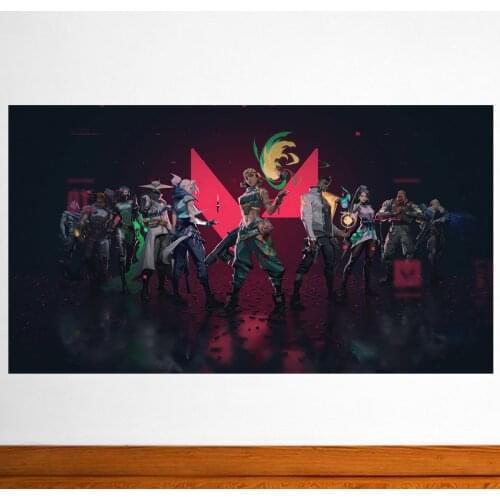 Valorant game poster canvas painting frame painting living room study bedroom home decoration supplies wall art canvas painting