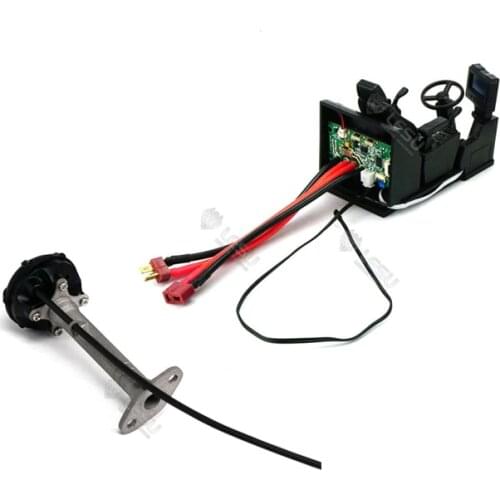 Cabin LCD GPS Ornament Parts for 1/14 LESU RC Excavator Hydraulic CAT Komatsu AC360 Toy Model