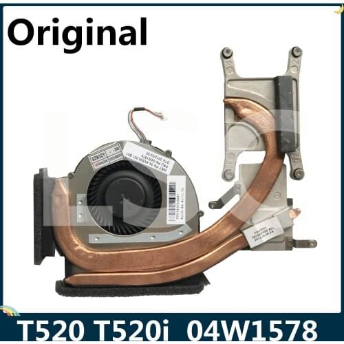 LSC Original For Lenovo Thinkpad T520 T520i Cooler Cooling Heatsink Fan FRU 04W1578 75Y5782 04W1579 04W0439 75Y5790