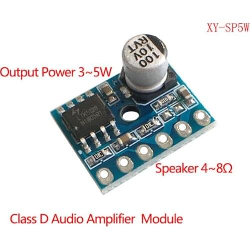 M4YC XY-SP5W 5128 Digital Amplifier Board Class D 5W Mono Amplifier Module