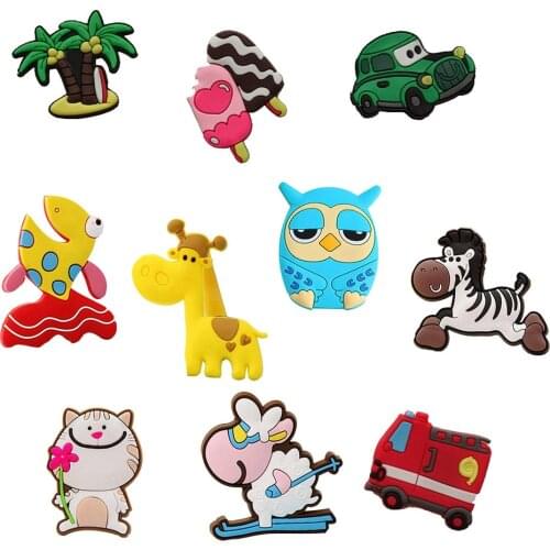 16/15/10Pcs Cartoon Fridge Magnets for Kids Refrigerators Magnetic Stickers Toys Gifts Kitchen Home Decoration Accessories