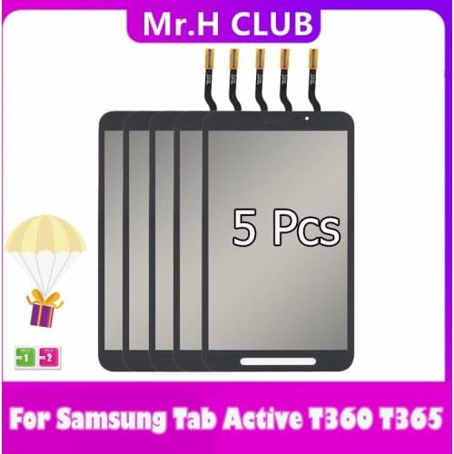 Wholesale 5 Pcs For Samsung Galaxy Tab Active SM-T360 SM-T365 T360 T365 Touch Screen Digitizer Glass Replacement Repair Part