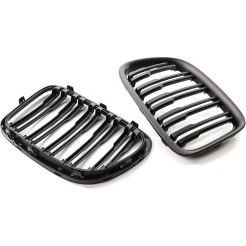 Grille Front for BMW E84 25i 28i 2010 2011 2015 2013 Bumper Replacement 1 Pair Grill Mesh