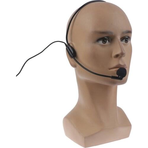 3.5mm Plug Head-mounted Headset Microphone Guide Lecture Speech Headset Mic