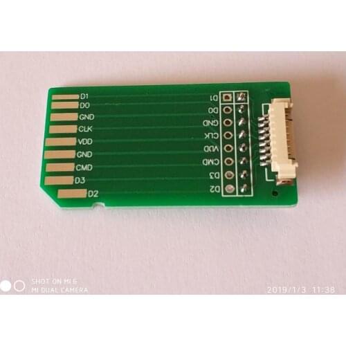 SD Card PCB Port Leads