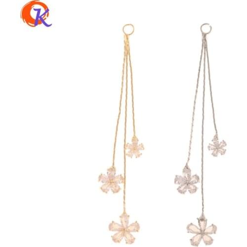 Cordial Design 10Pcs 10*75MM Jewelry Accessories/DIY Chain Making/CZ Charms/Genuine Gold Plating/Hand Made/Earring Findings