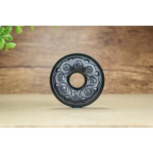 Xinjiang Hetian jade pendant six-character mantra big mantra jade hp301