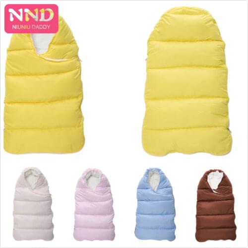 Niuniu Daddy Baby sleeping Bag winter Envelope for newborns sleep thermal sack Cotton kids sleepsack in the carriage chlafsack