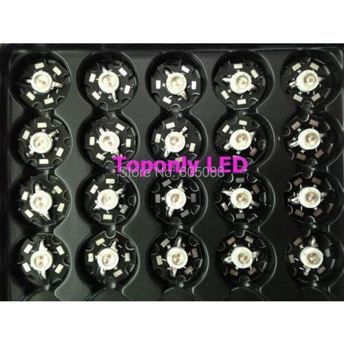 5w 620-630nm red color high power led light beads,with 20mm star pcb,200-220lm,DC2.4-2.8v,1400mA,800pcs/lot DHL free shpping