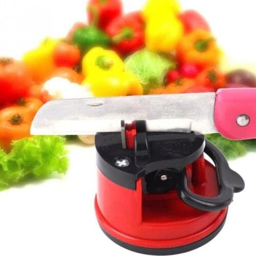 Kitchen Sharpener Knife Scissors Blade Grinder Stone Knives Sharpening Tungsten Diamond Sharpener Tool with Suction Pad