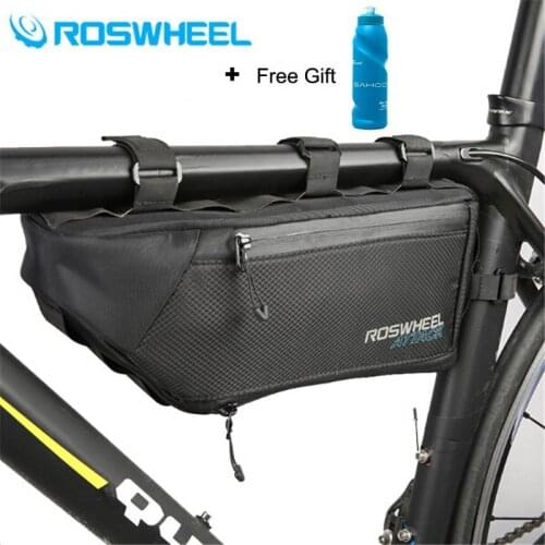 ROSWHEEL MTB Bicycle Bike Front Frame Tube Triangle Bag Cycling Bycicle Accessories 2017 4L 100% Waterproof In Stock