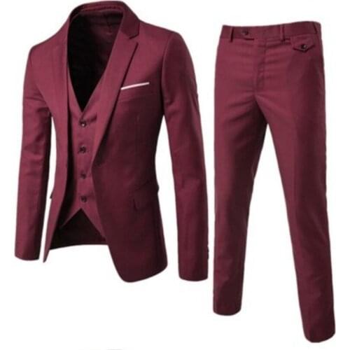 YINGAICONG Men's Suits