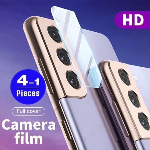 1-4Pcs Camera protector for Samsung Galaxy S21 Ultra S20 FE S10 5G lite S10E S9 S8 plus Camera Lens Film screen protector Glass