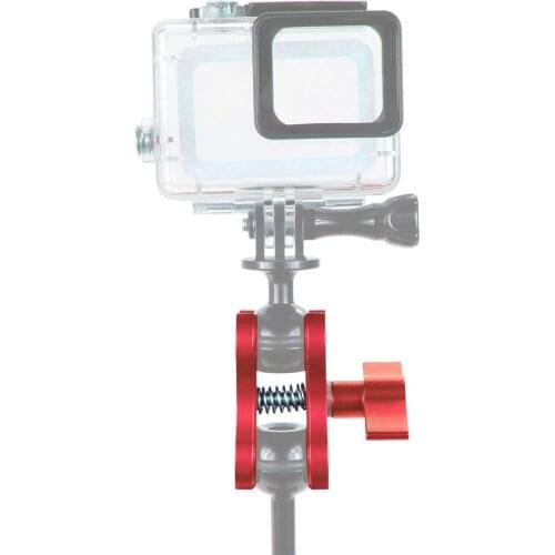 Two-hole Ball Butterfly Clip Diving Lights Arm Camera Adapter Bracket For Gopro Dji Osmo Action Xiaomi Yi Eken Action Camera