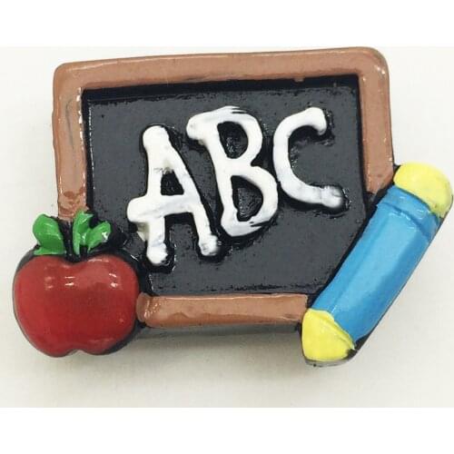 3D Cartoon resin Teacher Snap button for snap jewelry (fit 18mm 20mm Snaps) KT050