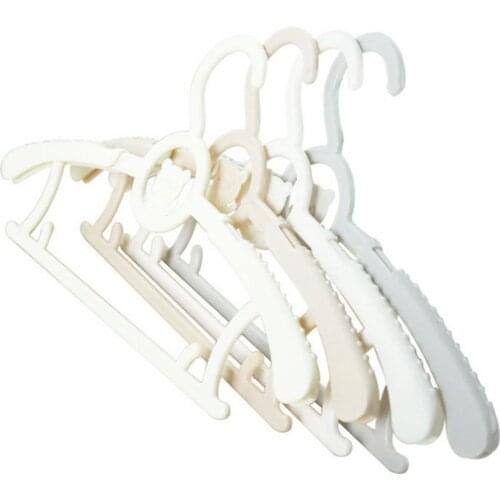 80% Hot Sale 5Pcs Extendable Children Kids Clothes Hanger Baby Trousers Drying Holder Rack Extendable Clothes Hanger
