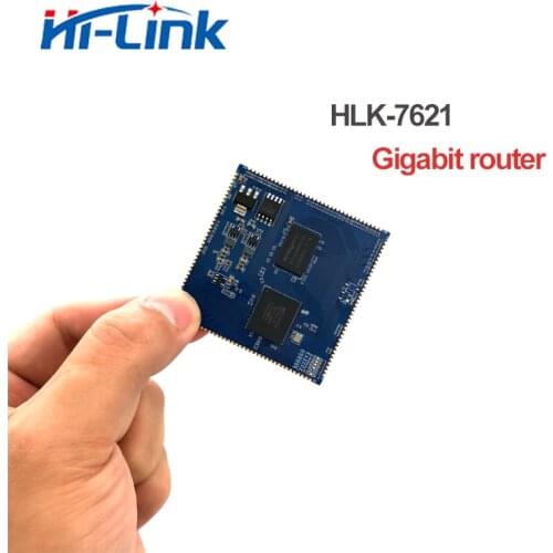 Free Ship HLK-7621 Gigabit Ethernet Router module Test Kit/Development board with MT7621A chipset support OPENWRT