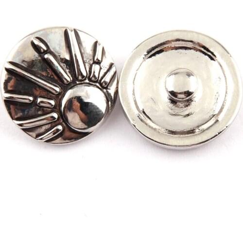 Free drop shipping new 1.8-2cm alloy charm DIY snap button metal charms