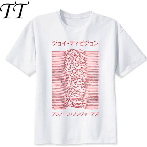 Joy division T shirt men t shirt fashion t-shirt O Neck white TShirts For man Top Tees M8035