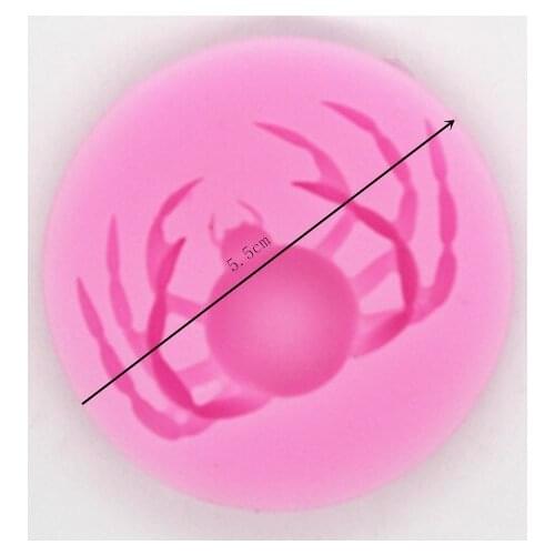 Halloween series spider silica gel cake mold chocolate mold