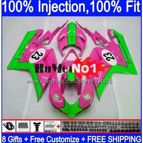 Injection For DUCATI 848 1098 1198 S R 07 08 09 2010 2011 2012 119MC.52 848S 1198S 2007 2008 2009 10 11 12 Fairing pink green