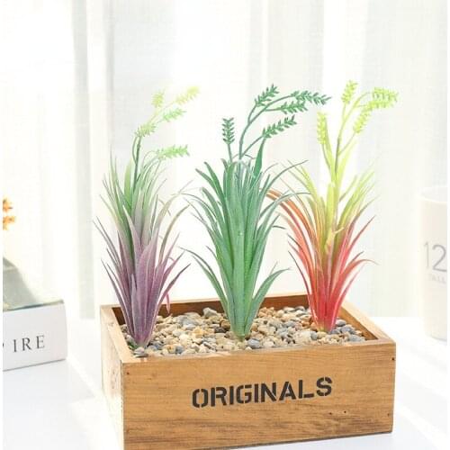 1PC Artificial Succulents Plant Potted DIY Home Room Garden Coffee Shop Hotel Balcony Decoration Simulation Succulents Flowers