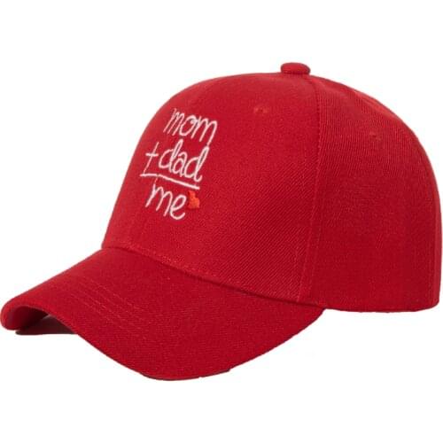 Summer Cute Baby Girls Boys Hat Kids Adjustable Baseball Embroidery Mom&Dad Love Me Hip-Hop Sun Hat