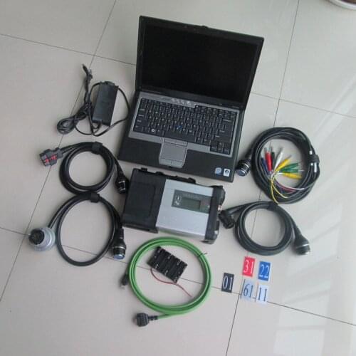 Mb star c5 multiplexer with laptop d630 with software 2020.12 newest version ssd super full set ready to use for car&trucks