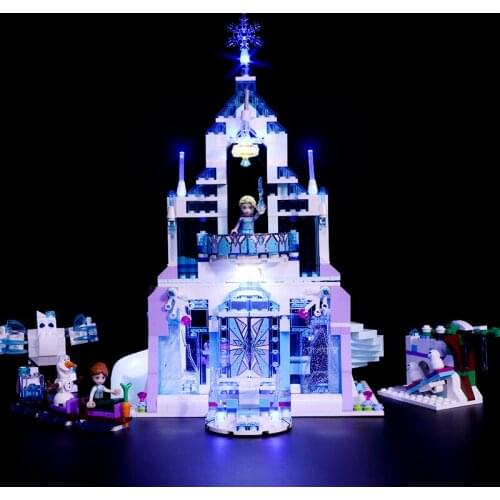 LED Light Kit Friends Series for 43172 Elsas Magical Ice Palace Building Blocks toys(Only LED Light, No Block Kit)