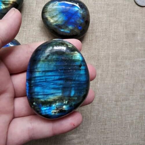 Natural Polished Random Colorful Labradorite Crystal Stone Natural Moonstone Stone Aquarium Gardening Decoration Home Ornaments