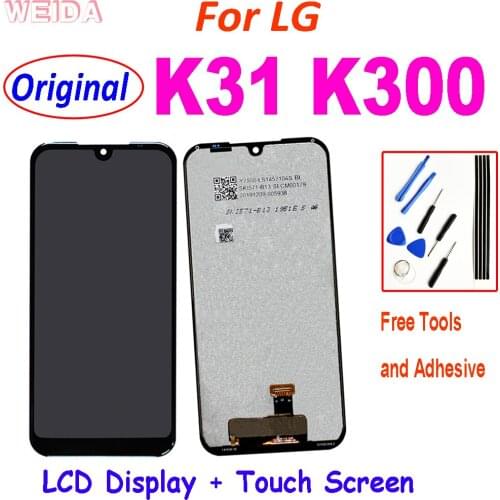 New Original LCD For LG K31 K300 LCD Display Touch Screen Digitizer Assembly LCD Replacement Parts For LG K300 Display Screen