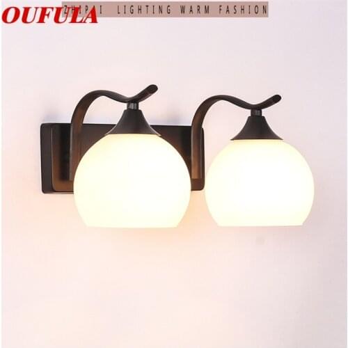 OUFULA Wall Lamps Contemporary Simple Indoor Sconces LED Lights For Home Stair Aisle