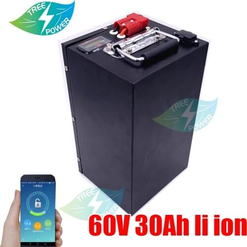 60v 30ah Lithium battery replace lead acid battery 60v 30ah li ion with 50A BMS for 3000w scooter go cart tricycle Golf Club